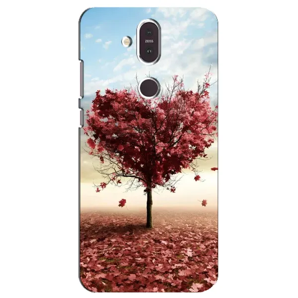 Чехол с принтом «Дерево сердце» для Nokia 8.1 (2018)