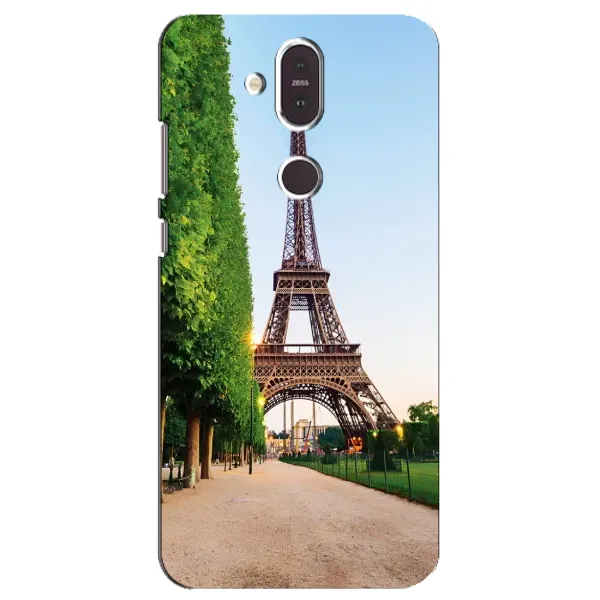 Чохол з принтом «Дорога до Парижу» для Nokia 8.1 (2018)