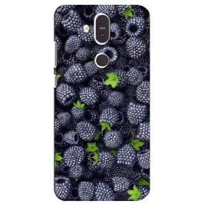Чехлы с Фруктами для Nokia 8.1 , Nokia 8 2018 (VPrint) (Ежевика)