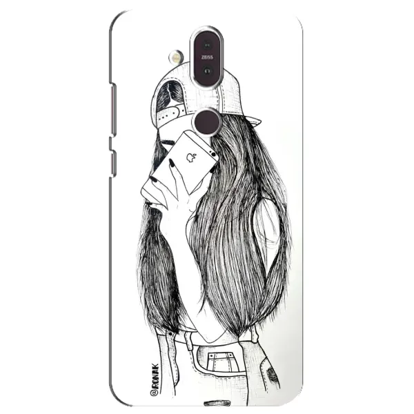 Чехол с принтом «Фото девочки» для Nokia 8.1 (2018)