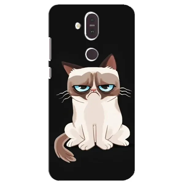 Чехол с принтом «Грустный кот» для Nokia 8.1 (2018)