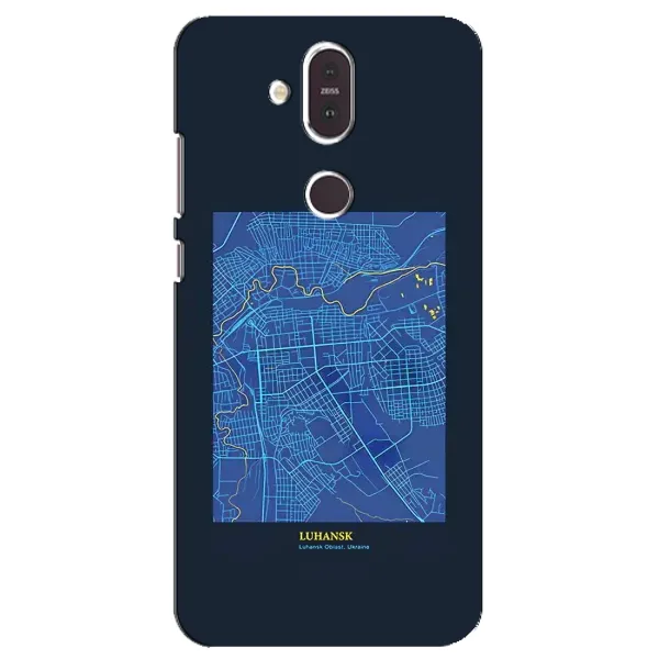 Чехол с принтом «Гуганск» для Nokia 8.1 (2018)