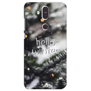 Новогодние, Праздничные Чехлы для Nokia 8.1 , Nokia 8 2018 - 2024 год (Hello winter)