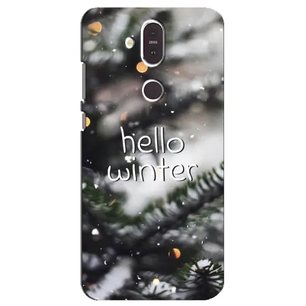 Чехол с принтом «Hello winter» для Nokia 8.1 (2018) Чехол с принтом «Hello winter» для Nokia 8.1 (2018)