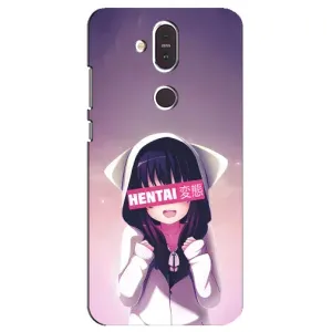 Чехлы Персонажи Аниме Наруто для Nokia 8.1 , Nokia 8 2018 (AlphaPrint) (Hentai chan)