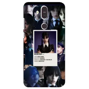 Чехлы Венсдей на Nokia 8.1 , Nokia 8 2018 Уэнсдей (AlphaPrint) (коллаж Уэнздей)