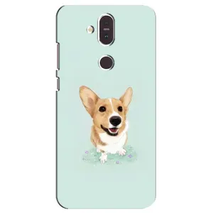 Чехлы с собаками для Nokia 8.1 , Nokia 8 2018 (VPrint) (Корги)