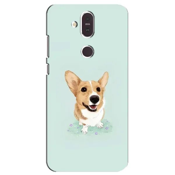 Чехол с принтом «Корги» для Nokia 8.1 (2018)