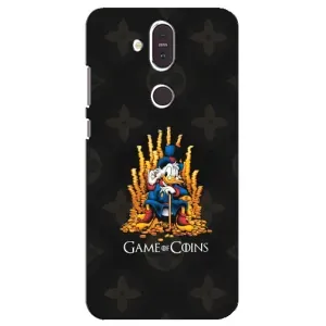 Чехлы для Nokia 8.1 , Nokia 8 2018 - Скрудж МакДак Louis Vuitton (PREMIUMPrint) (Король денег)