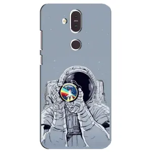 Чехол NASA для Nokia 8.1 , Nokia 8 2018 (AlphaPrint) (Космонавт фото)