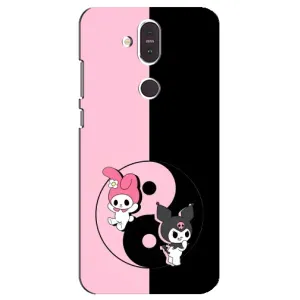 Чохол з кроликом Куромі на Nokia 8.1 , Nokia 8 2018 (Куромі Інь Янь)