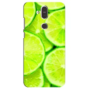 Чехлы с Фруктами для Nokia 8.1 , Nokia 8 2018 (VPrint) (Лайм)
