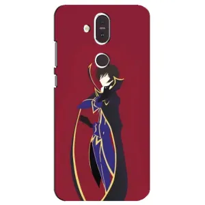 Чехлы Персонажи Аниме Наруто для Nokia 8.1 , Nokia 8 2018 (AlphaPrint) (Лелуш Ламперуж)
