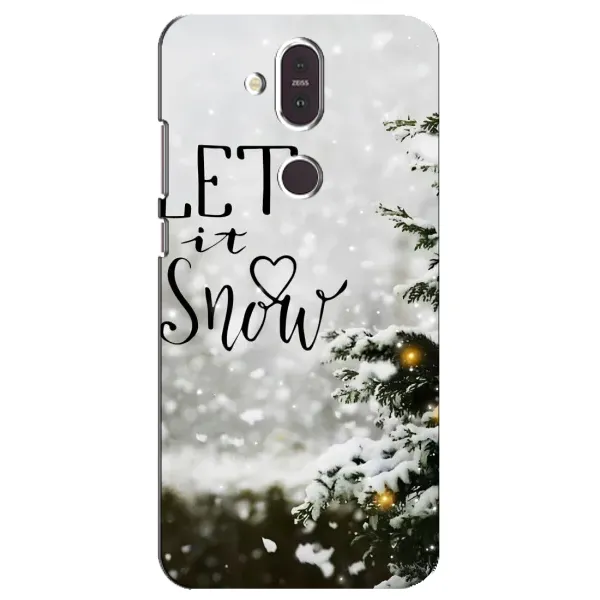 Чехол с принтом «Let it snow» для Nokia 8.1 (2018) Чехол с принтом «Let it snow» для Nokia 8.1 (2018)