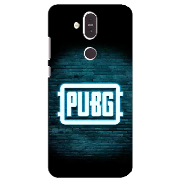 Чохол з принтом «Лого PUBG» для Nokia 8.1 (2018)