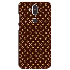 Чехлы Луи Витон для Nokia 8.1 , Nokia 8 2018 (AlphaPrint - LOUIS VUITTON) (лого LOUIS VUITTON)