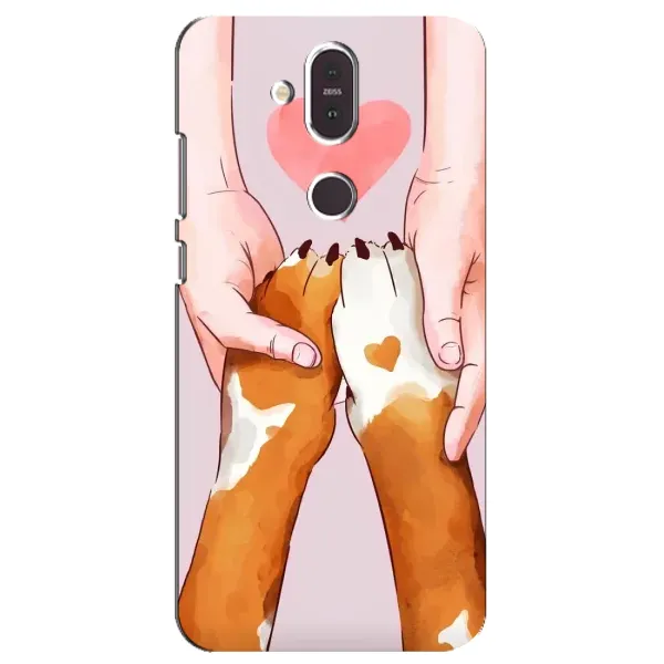 Чехол с принтом «Любовь к собакам» для Nokia 8.1 (2018)