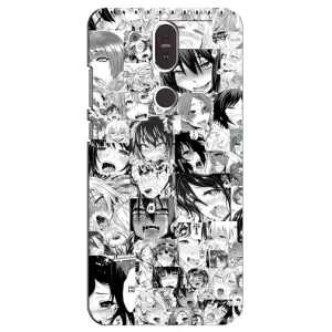 Анимешный чехол для Nokia 8.1 , Nokia 8 2018 (Ahegao manga)