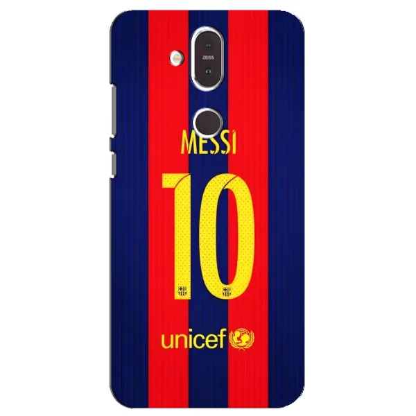 Чехол с принтом «Messi Barca 10» для Nokia 8.1 (2018)