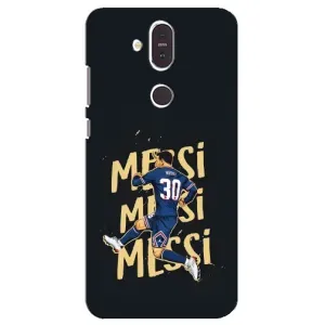 Чехлы для Nokia 8.1 , Nokia 8 2018 (Leo чемпион) (AlphaPrint) (Messi ПСЖ)