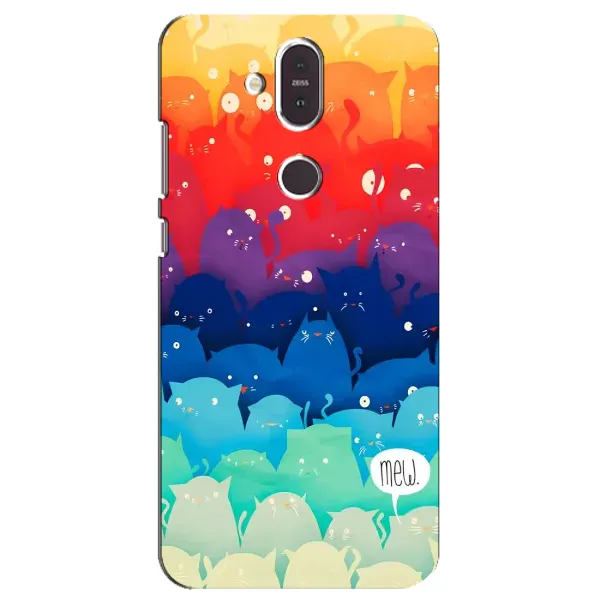 Чехол с принтом «Mew» для Nokia 8.1 (2018)