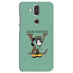 Чехлы Луи Витон для Nokia 8.1 , Nokia 8 2018 (AlphaPrint - LOUIS VUITTON) (Микки Маус LV)