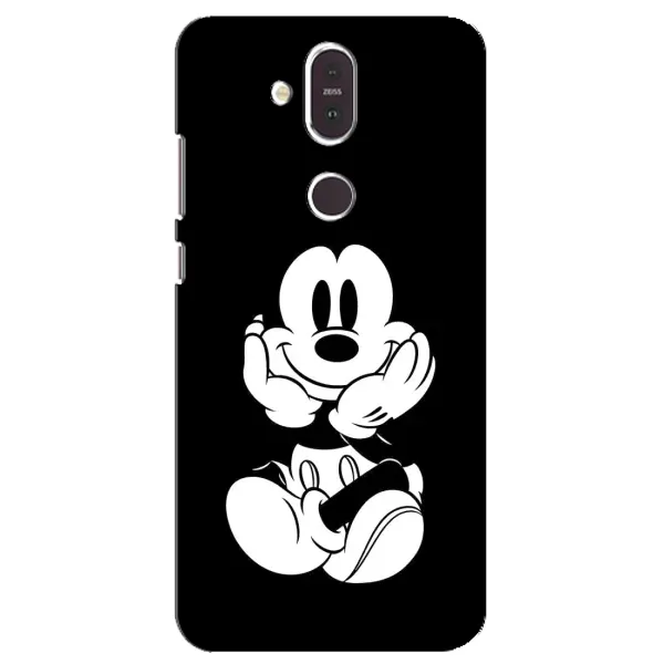 Чохол з принтом «Маус на чорному» для Nokia 8.1 (2018)