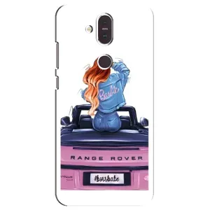 Чехол с печатью для Nokia 8.1 , Nokia 8 2018 - (Мода) (AlphaPrint) (На машине)