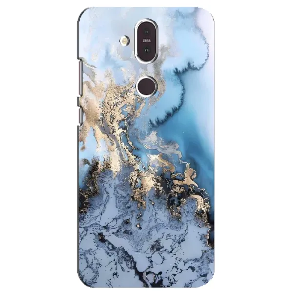 Чехол с принтом «Нежный мрамор» для Nokia 8.1 (2018)