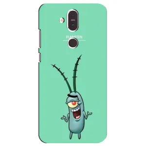 Чехол с принтом «Персонаж Планктон» для Nokia 8.1 (2018)