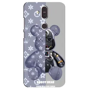 Крутые Чехлы Луи Виттон для Nokia 8.1 , Nokia 8 2018 (AlphaPrint) (Робот Мишка)