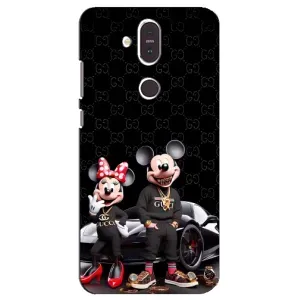 Чехол Disney Mouse Nokia 8.1 , Nokia 8 2018 (PREMIUMPrint) (Семья Маусов)