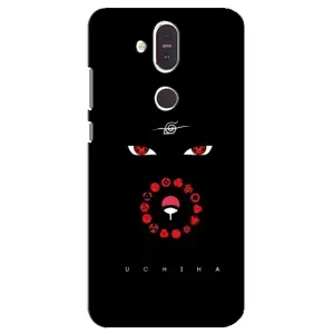 Чехлы на тему: Итачи Учиха для Nokia 8.1 , Nokia 8 2018 (AlphaPrint) (глаза Итачи)
