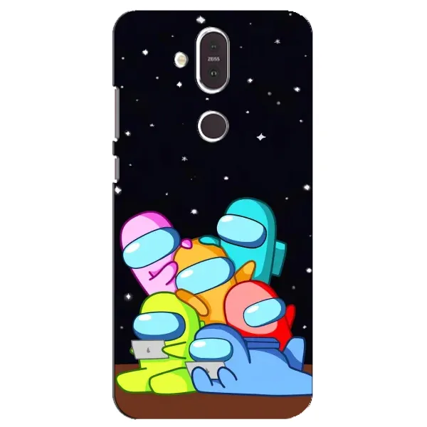 Чехол с принтом «Скины в космосе» для Nokia 8.1 (2018)