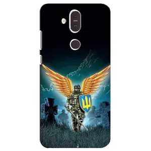 Чехлы с картинкой ЗСУ для Nokia 8.1 , Nokia 8 2018 (AlphaPrint) (Солдат ЗСУ)