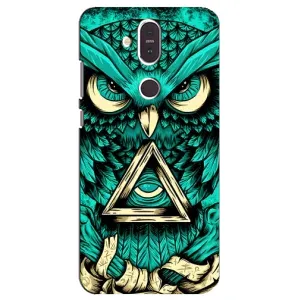 Чехол с птицами на Nokia 8.1 , Nokia 8 2018 (VPrint) (Сова с глазом)