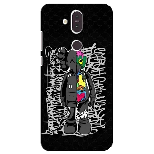 Чехол с принтом «Стиль Bearbrick» для Nokia 8.1 (2018)