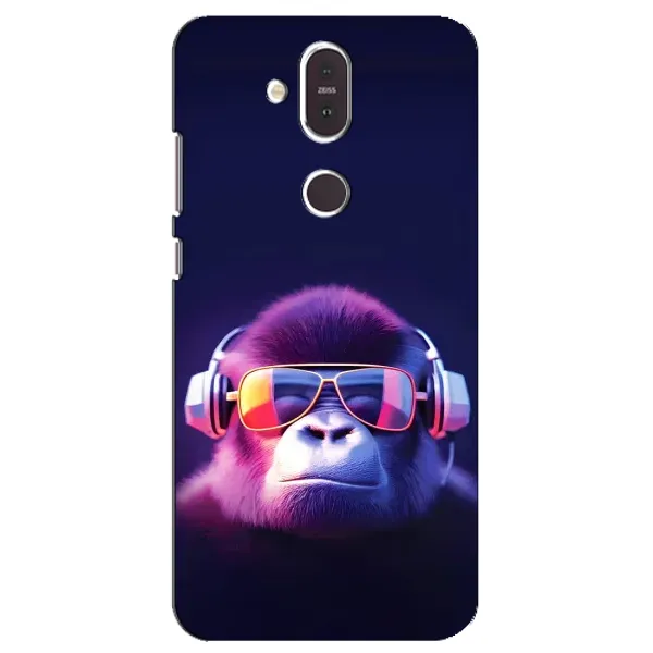 Чехол с принтом «Стильная обезьяна» для Nokia 8.1 (2018)