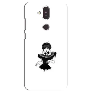 Чехлы Венсдей на Nokia 8.1 , Nokia 8 2018 Уэнсдей (AlphaPrint) (танец Уэнздей)