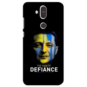 Чехол для Nokia 8.1 , Nokia 8 2018 (AlphaPrint - с принтом Зеленского) (В. Зеленский)