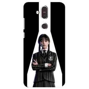Чехлы Венсдей на Nokia 8.1 , Nokia 8 2018 Уэнсдей (AlphaPrint) (W-Wednesday)