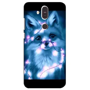 Чехлы с картинкой Лисички для Nokia 8.1 , Nokia 8 2018 (VPrint) (Яркая лисичка)