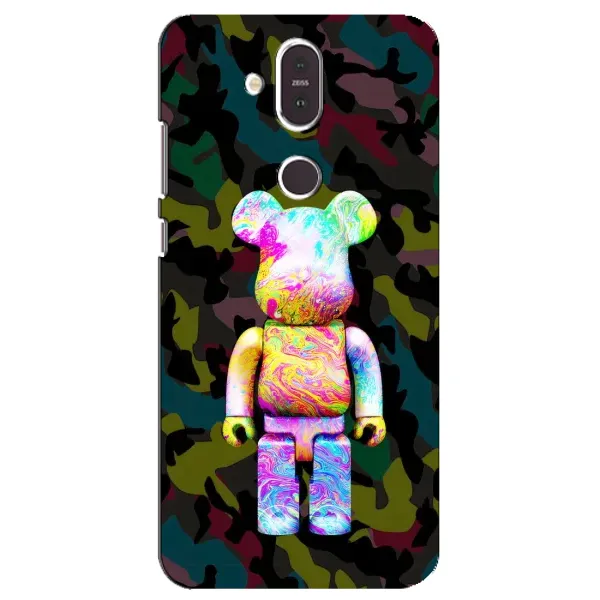 Чехол с принтом «Яркий Bearbrick» для Nokia 8.1 (2018)
