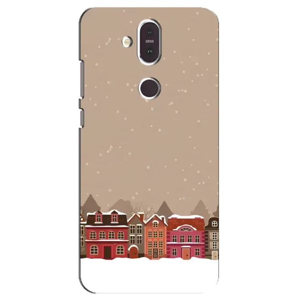 Чехол с принтом «Зимний город» для Nokia 8.1 (2018) Чехол с принтом «Зимний город» для Nokia 8.1 (2018)