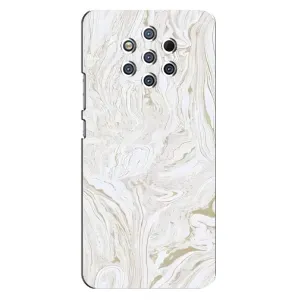 Мраморний чехол на Nokia 9 (VPrint) (Білий мрамор)