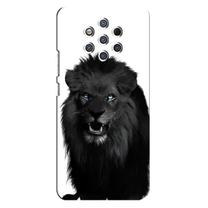 Чехлы с картинками животных Nokia 9 (Черный ЛЕВ)