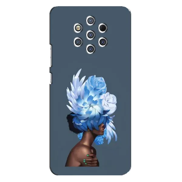Чехол с принтом «Цветы на голове» для Nokia 9