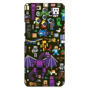 Чехол Майнкрафт на Nokia 9 (AlphaPrint) Minecraft (Коллаж Майнкрафт)