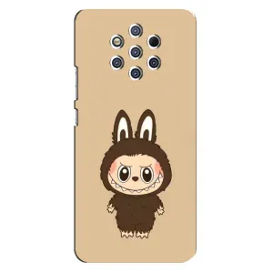 Чехол с Лабубу на Nokia 9 (Bored Ape в красном)