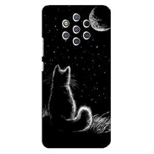Чохол з принтом для Nokia 9 (AlphaPrint) Модні коти